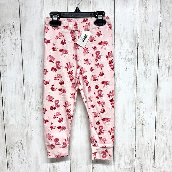 Hill House Pants Kids Size 2Y The Tiny PJ Pants Love Letters Valentine Pink NWOT - Picture 1 of 4